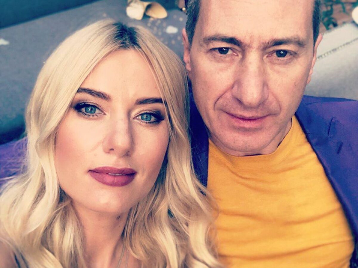 Продюсер Юрий Никитин и его красивая жена Ольга Горбачева 