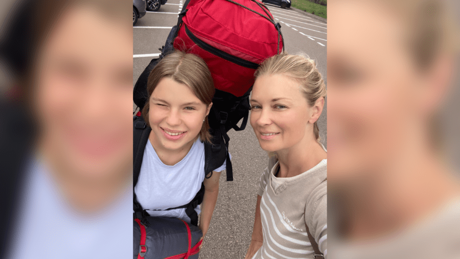 Лідія Таран з донькою