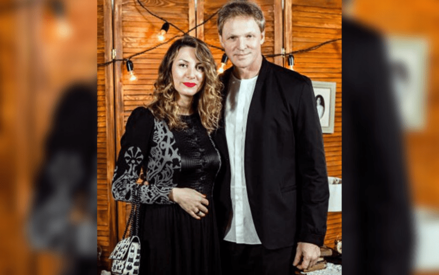 Сергій Писаренко зі своєю дружиною Мариною Городецькою