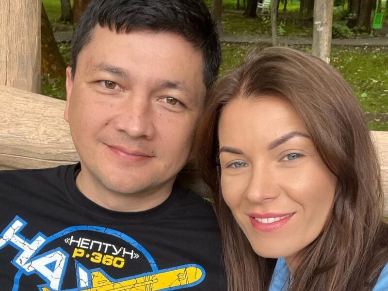 Віталій Кім зі своєю дружиною Юлією