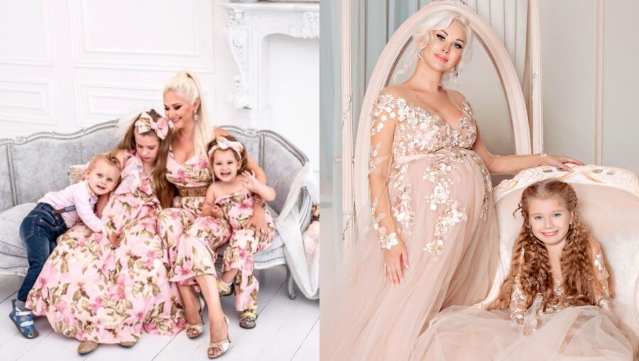 Діти Бужинської у вишуканому вбранні