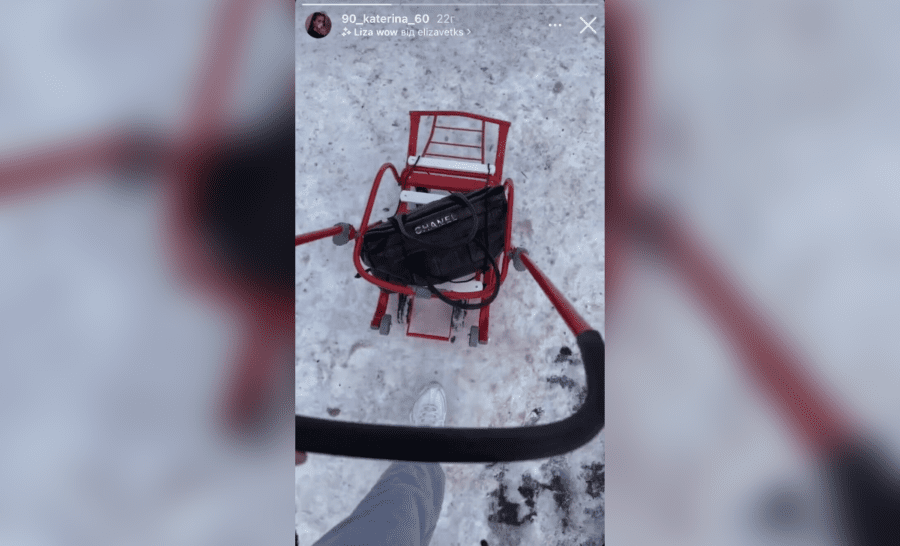 Кадри з відео, яке невістка Марченко Катерина опублікувала в особистому Інстаграм-блозі