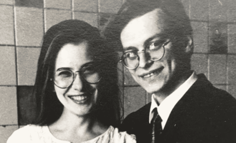 Юлія Висоцька зі своїм першим чоловіком