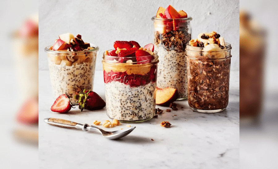 Ванільна вівсянка з бананом