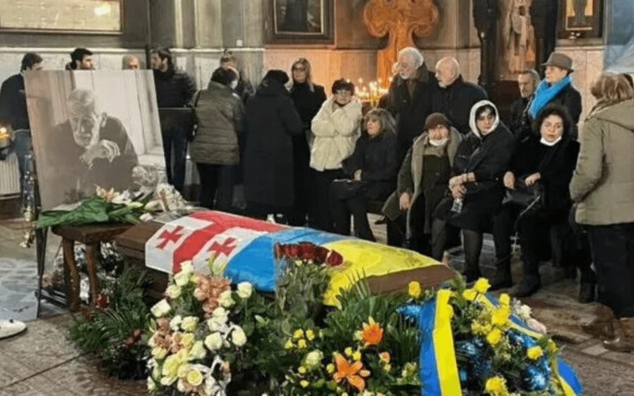 Похорон Вахтанга Кікабідзе у Сакартвело