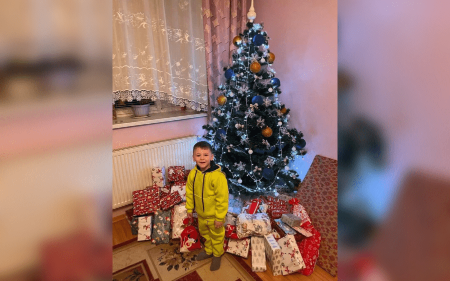 Родина Целухіних зустріла різдвяні свята у новому будинку