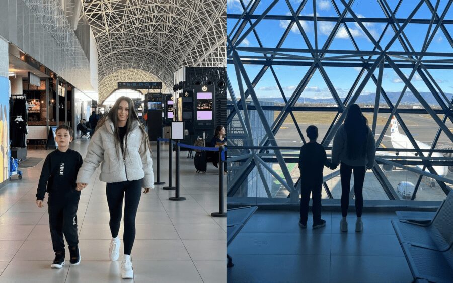 Ксенія Мішина показала фотографії з летовища