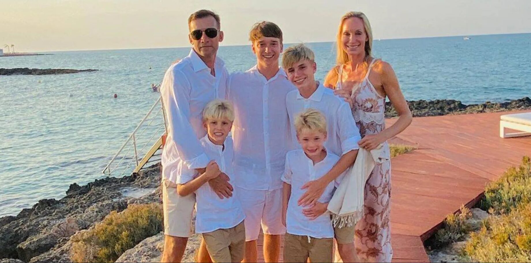 Андрій Шевченко зі своєю дружиною Крістен Пазік та їхніми спільними дітьми