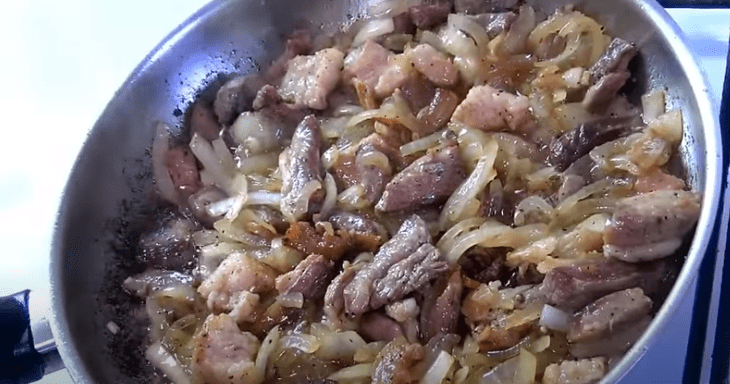Зажарка на галушки