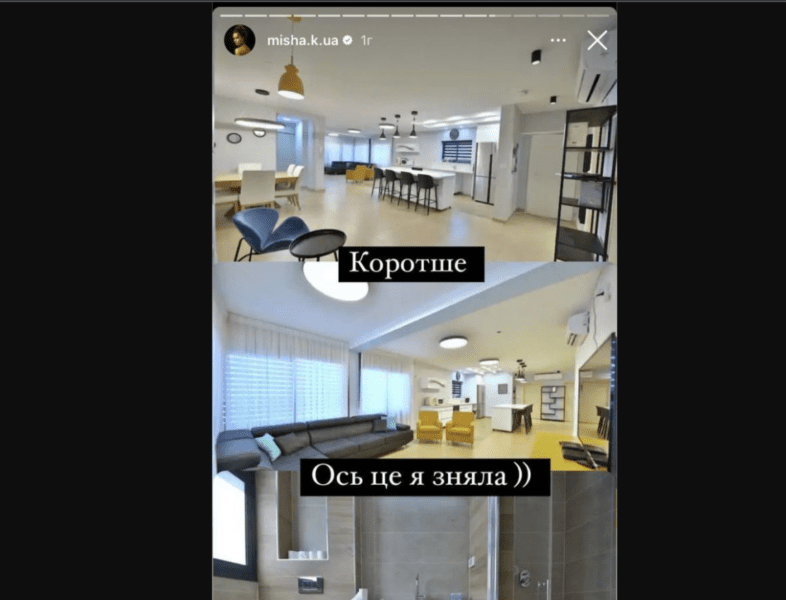 Ксенія Мішина показала очікування та реальність від квартири