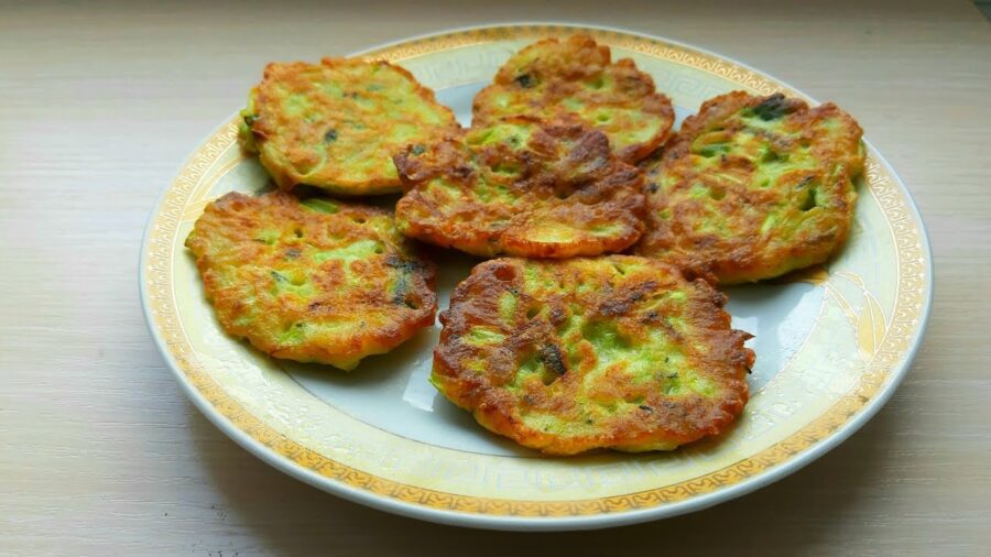 Кабачкові оладки на кефірі