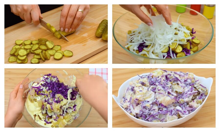 Салат з червоної капусти