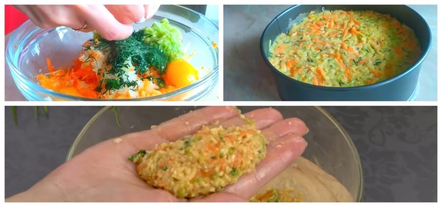 Кабачкові котлети з вівсянкою