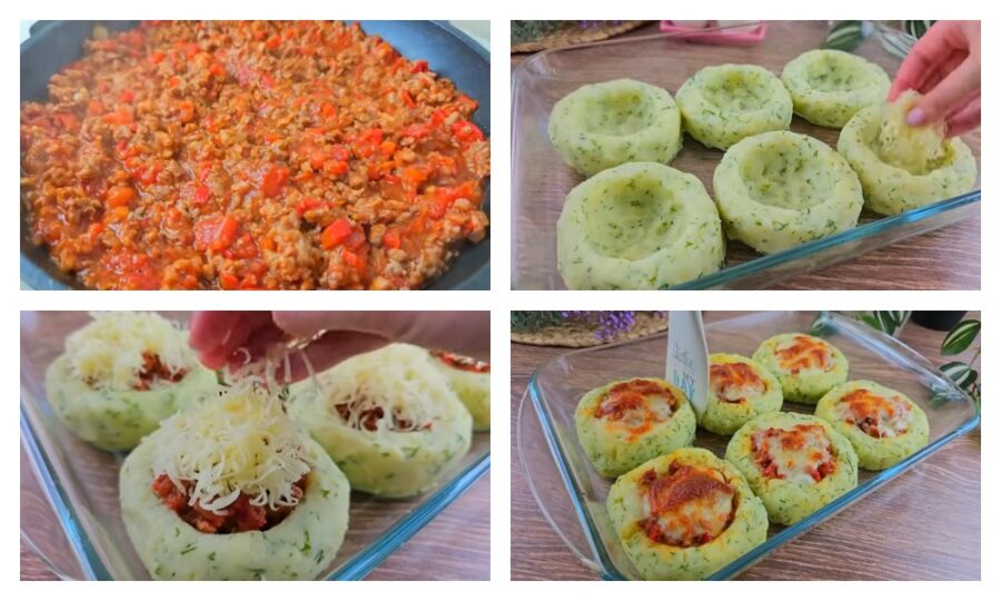 Картопляні ватрушки з фаршем