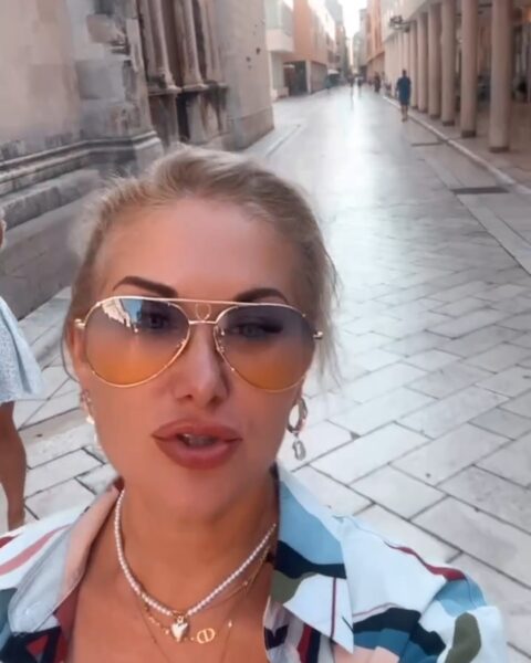 Катерину Бужинську вразила чистота і краса хорватського міста Задар