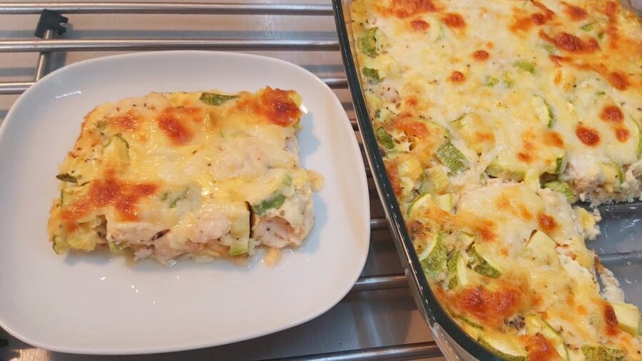 Цікава запіканка з кабачків і курячого м'яса, яка стане ідеальною вечерею