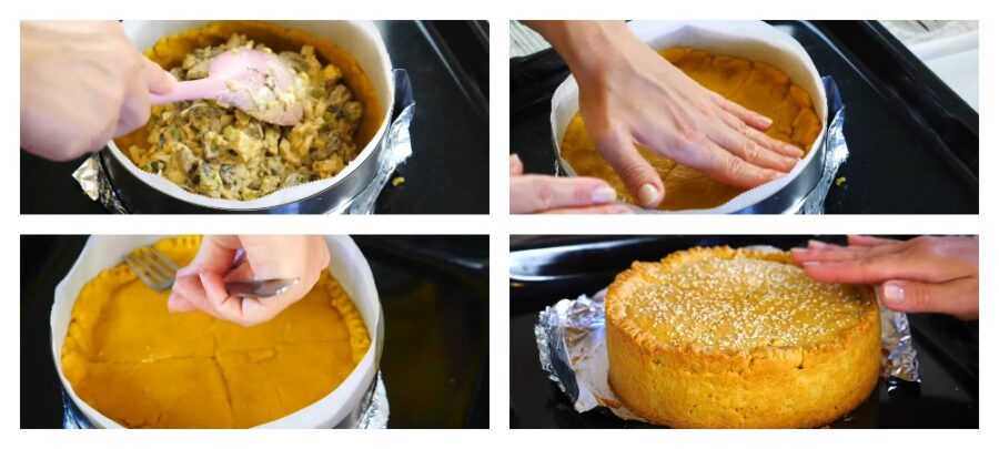 Грибний пиріг