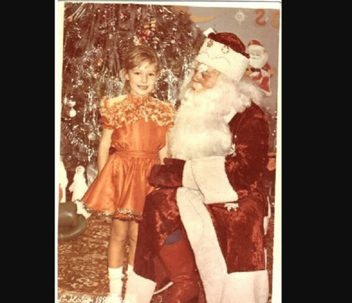 Як виглядала Катя Осадча на новорічному ранку