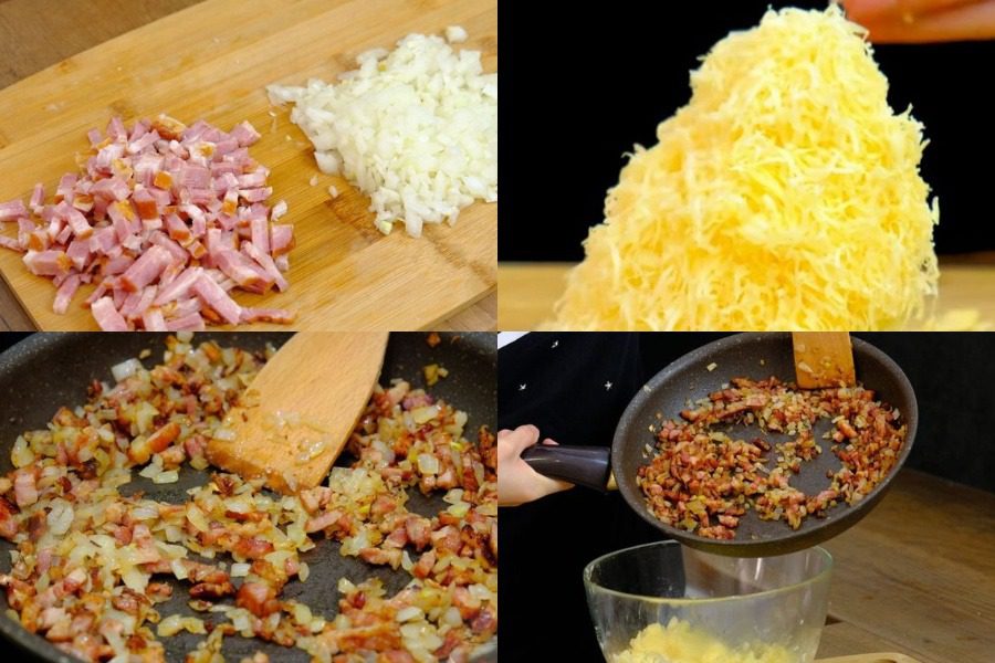 Фарширована картопля з ніжною м'ясною начинкою