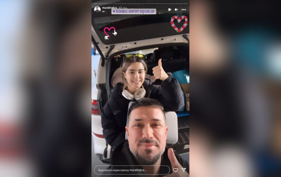 Мурат Налчаджиоглу забрав у колишньої дружини доньку та поїхав із нею у різдвяну подорож