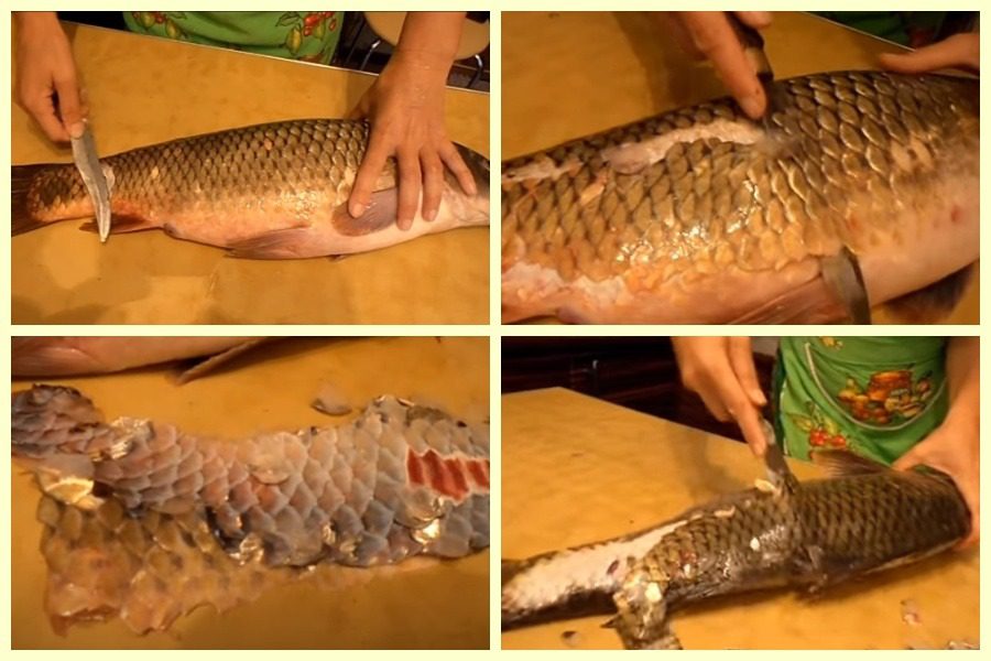 Як легко почистити карася і карпа за 1 хвилину