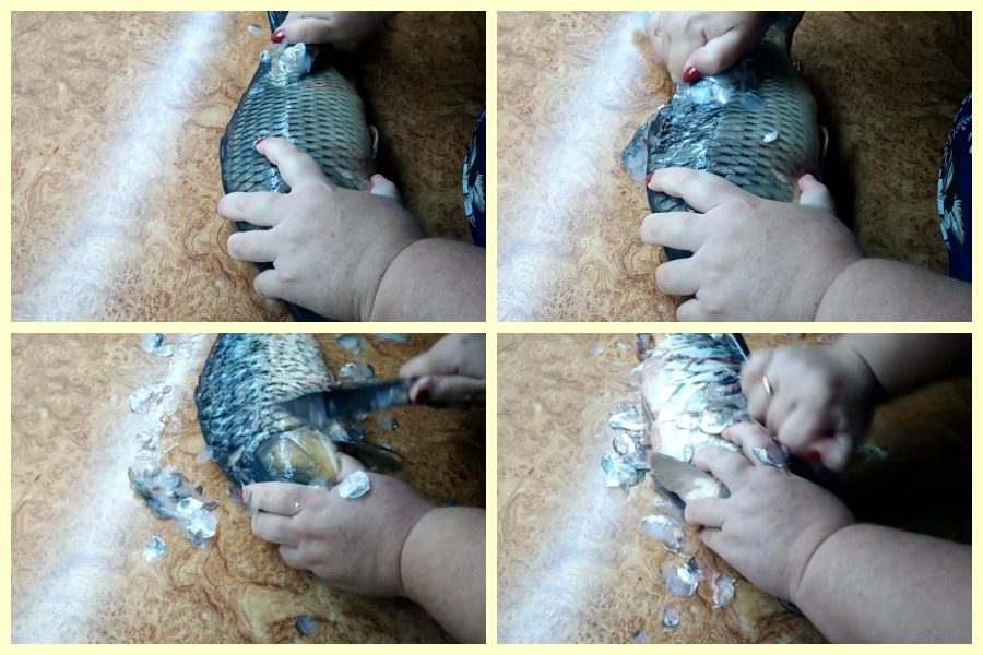 Як легко почистити карася і карпа за 1 хвилину