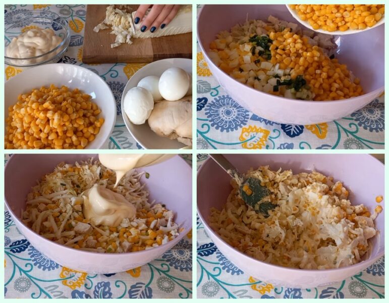 Простий рецепт дуже ніжного салату з пекінської капусти та курки