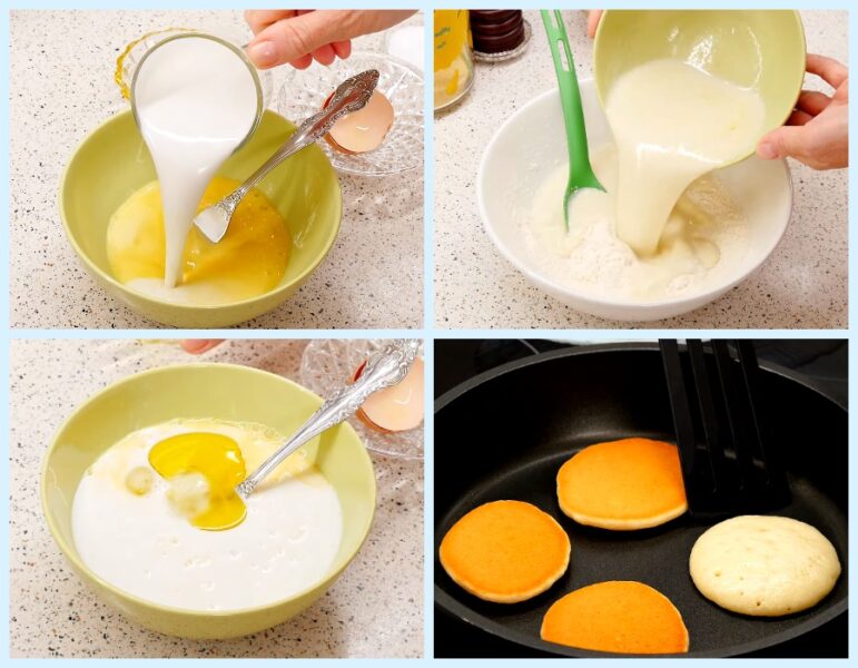 Смачні та пишні оладки на кокосовому молоці