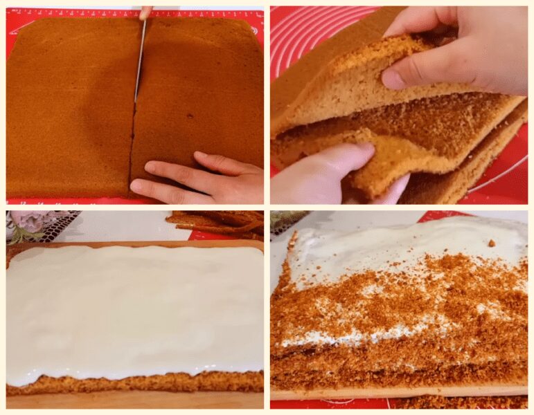 Бабуся навчила готувати медовик на швидку руку