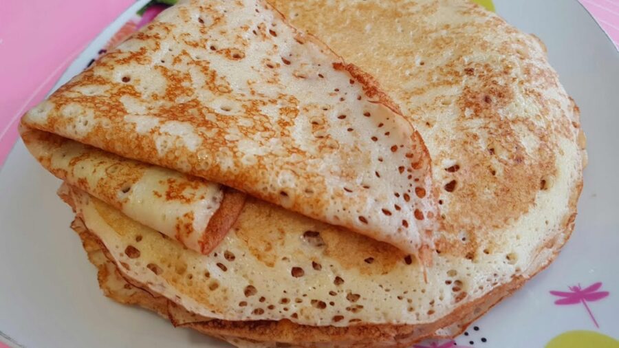 Рецепт ніжних та тонких млинців за рецептом Три склянки 