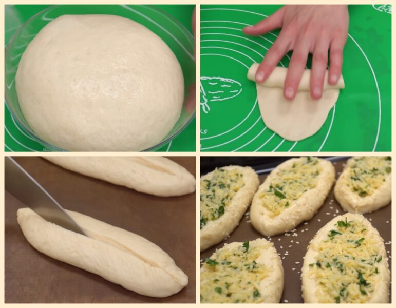 Мега смачні коржики з часником і сиром на молоці