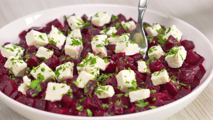 Рецепт смачного бурякового салату 