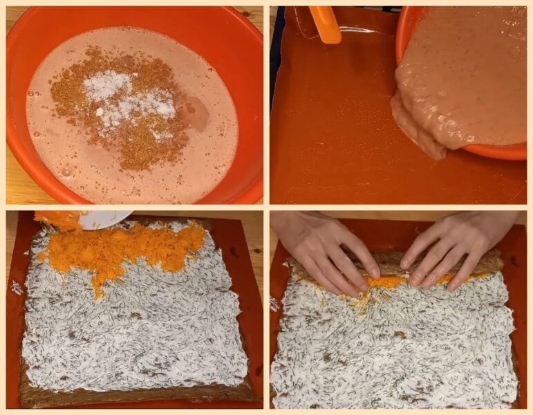 Печінковий рулет із вершковою начинкою