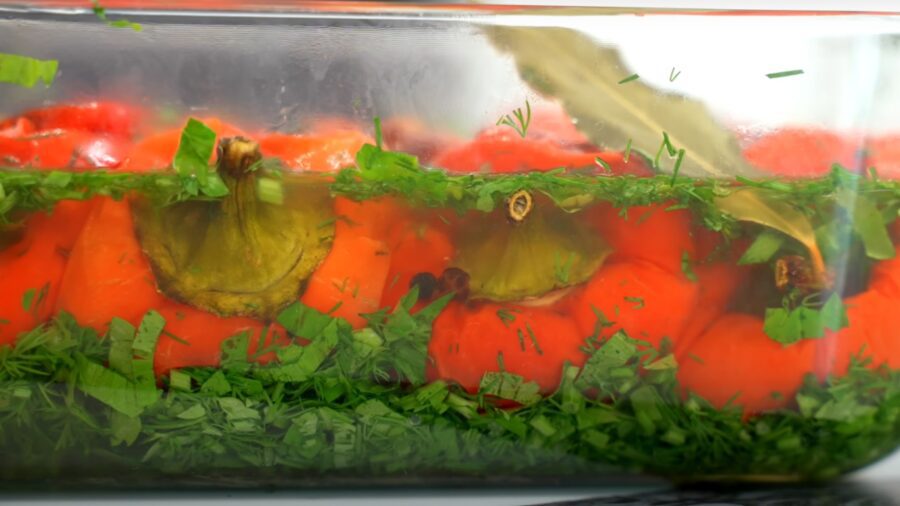 Рецепт приготування маринованого перцю на закуску
