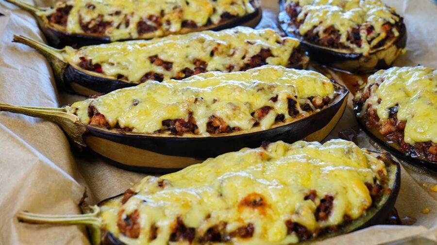 Баклажани з сиром за 20 хвилин