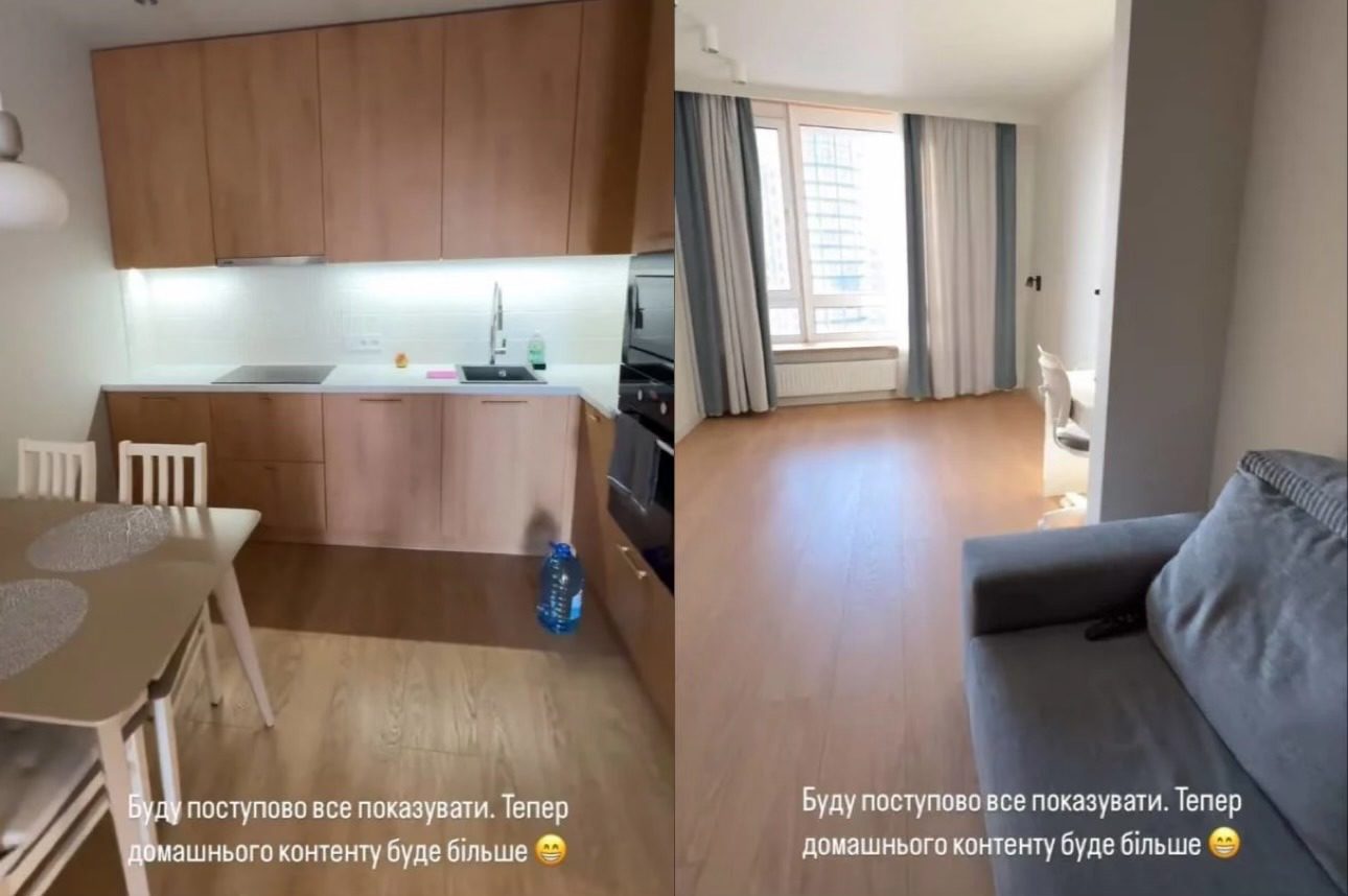 Катерина Репяхова та Віктор Павлік показали квартиру, в якій живуть. Фото з Instagram @repyahovakate