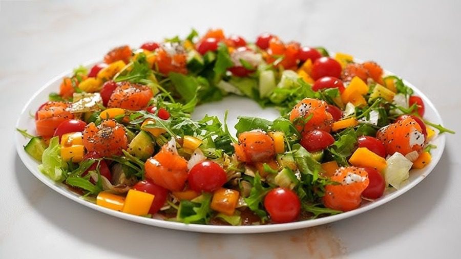 Салат Новорічний вінок