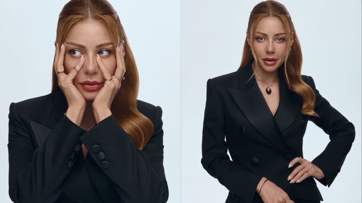 Тіна Кароль показала струнку фігуру в приталеному піджаку 