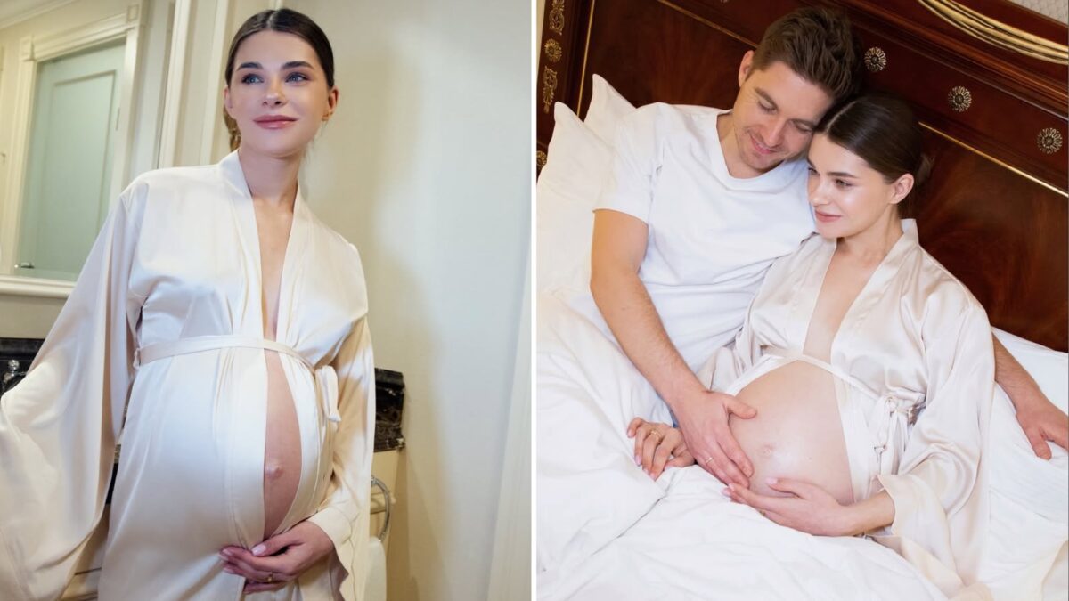 Дружина Остапчука показала, як проводить останні дні перед пологами  