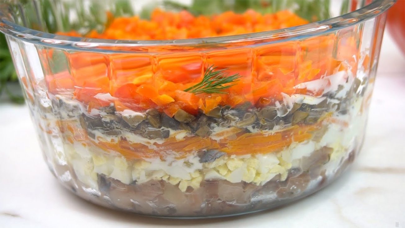 Рецепт смачного салату з оселедцем Рецепт смачного салату з оселедцем