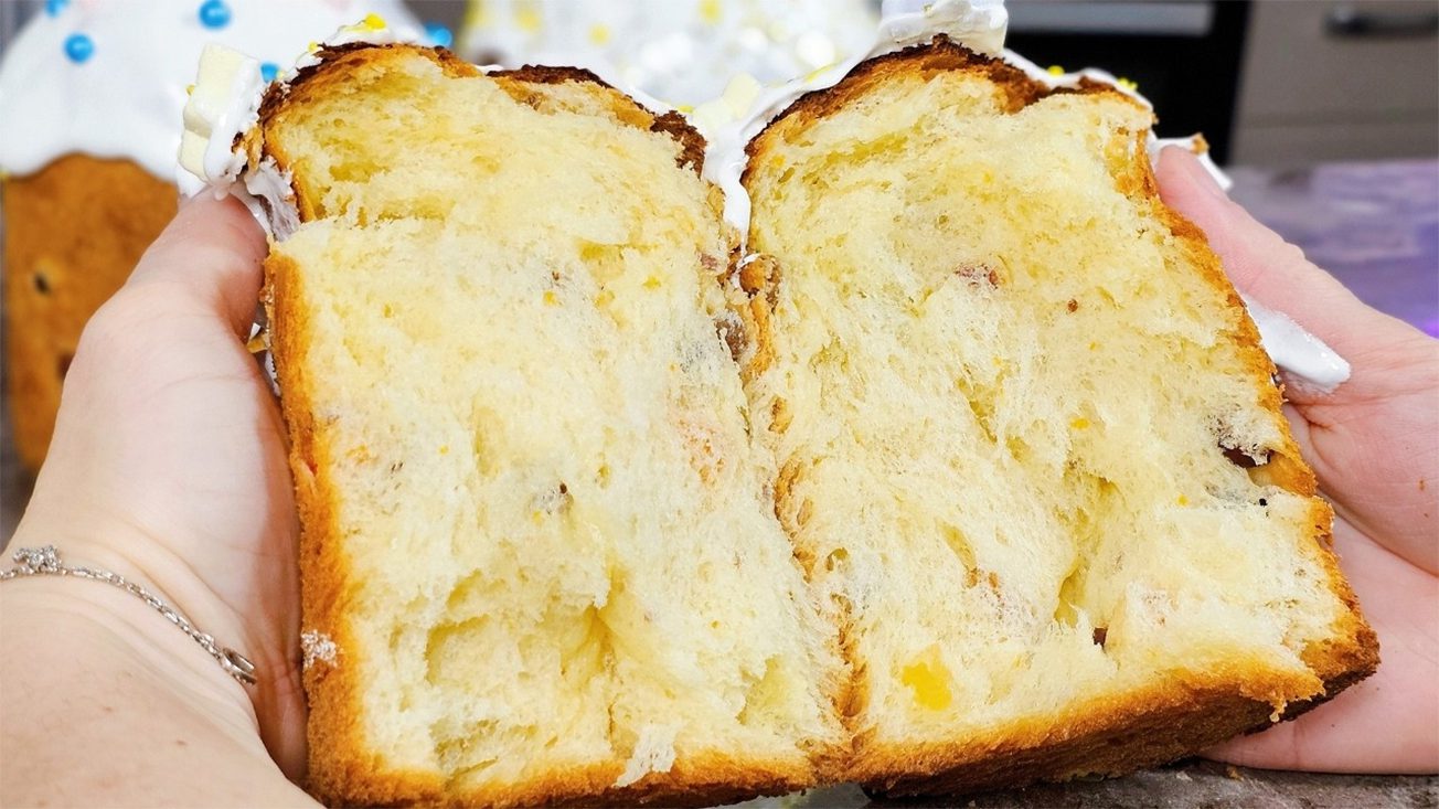 Перевірений рецепт паски, що виходить пишна й дуже смачна. Фото: скріншот з відео