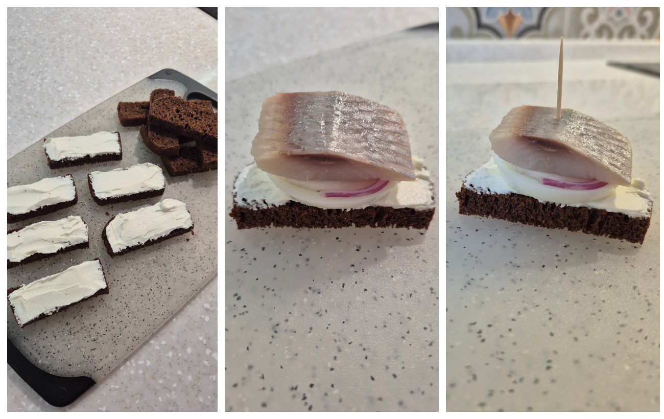 Кулінари розповіли, як приготувати смачні святкові бутерброди з оселедця та курячих яєць