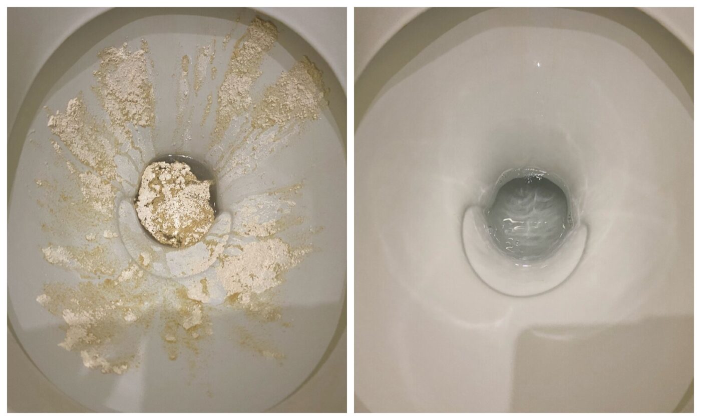 Як очистити унітаз від нальоту