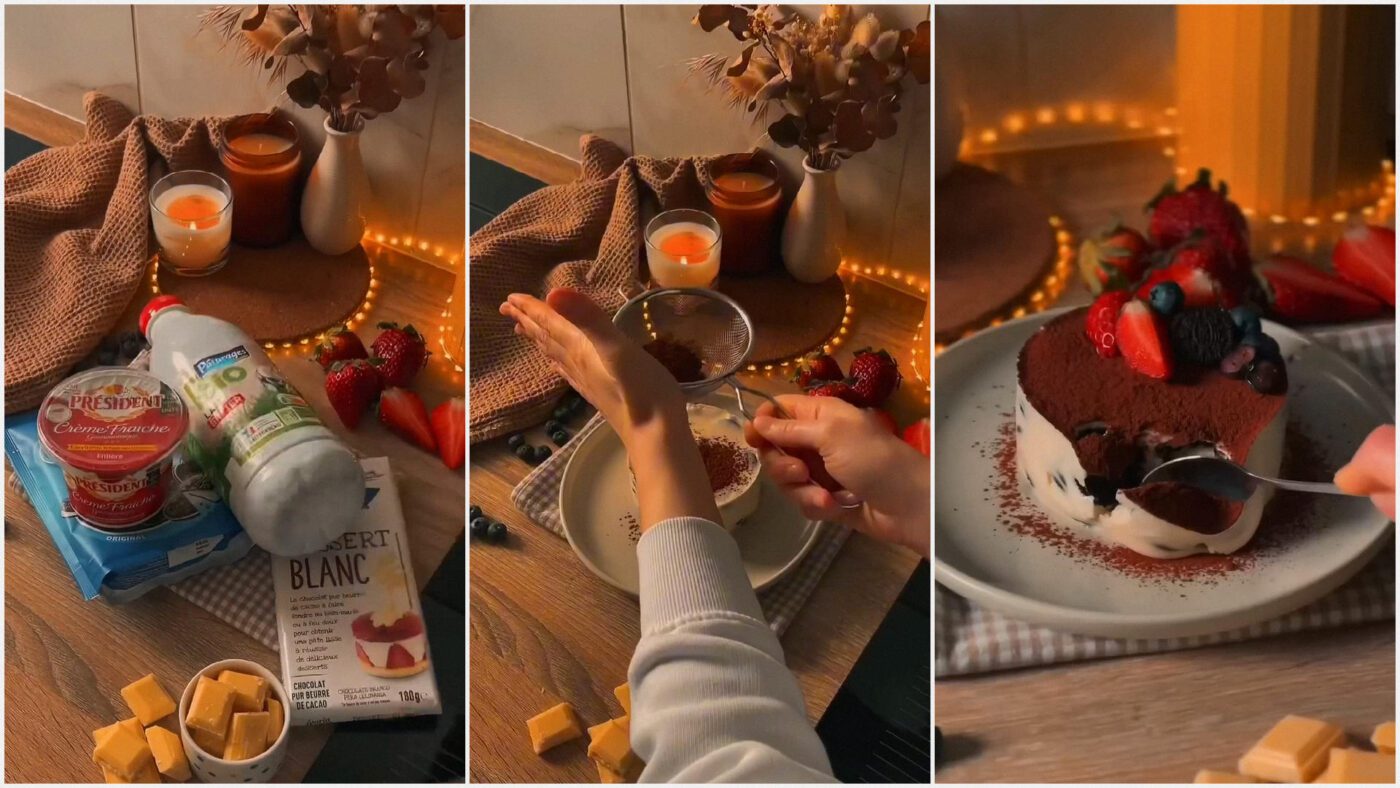 Простий десерт із печива, шоколаду та сметани без випікання