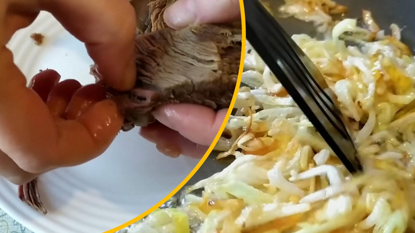 Господині показали, як готувати салат Ташкент з редькою, яловичиною та хрумкою цибулею