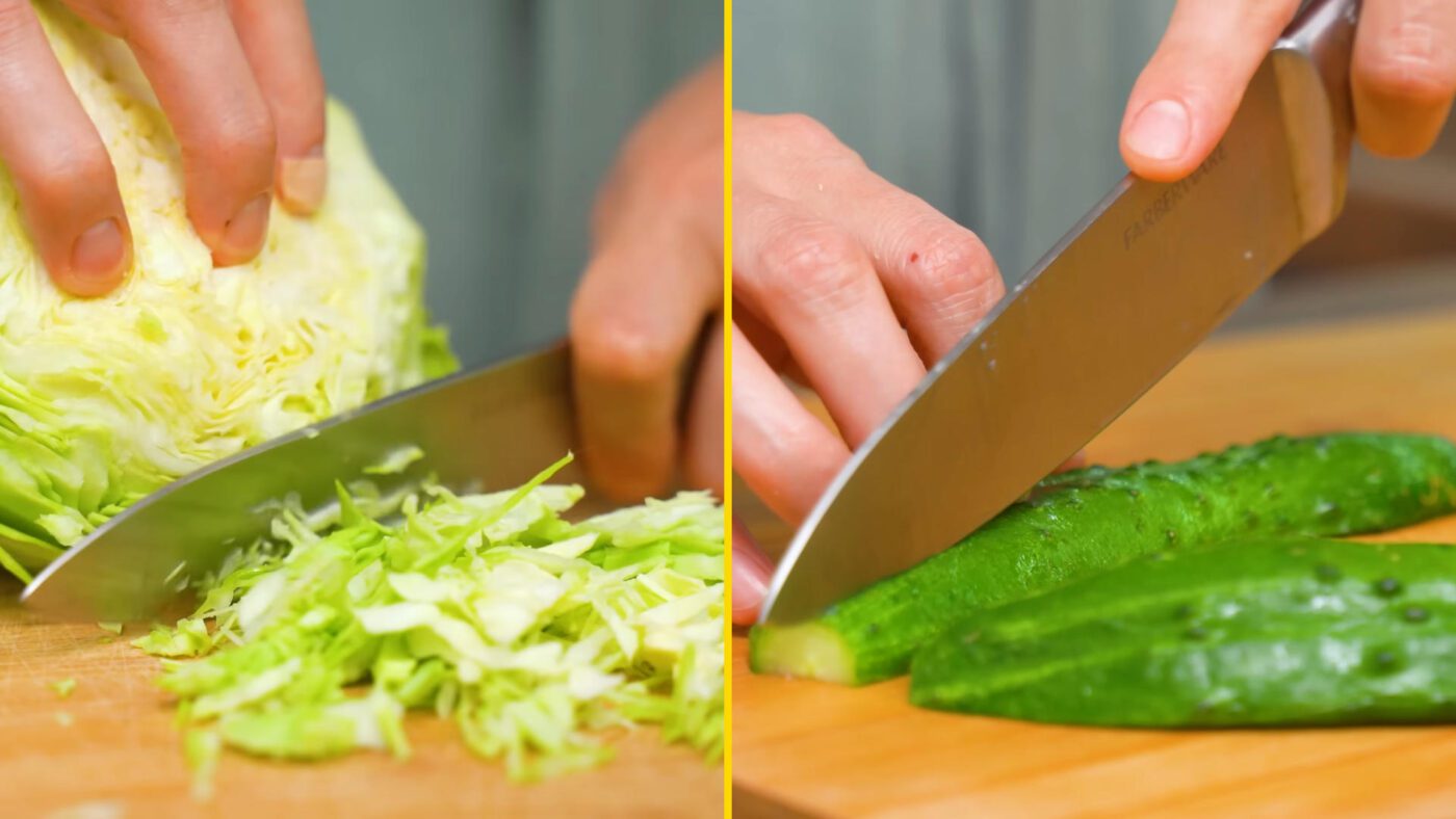 Простий рецепт салату зі свіжої капусти з ароматною заправкою