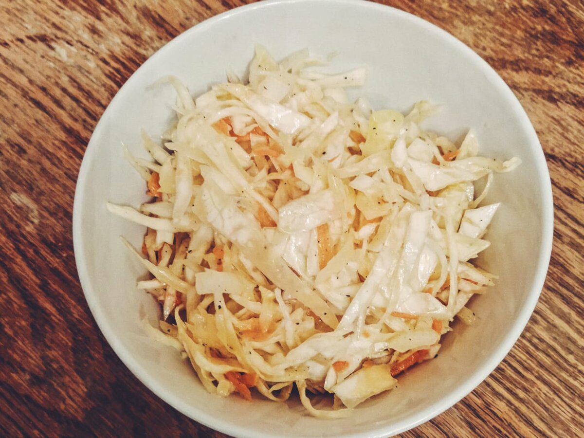 Рецепт домашнього салату з капусти