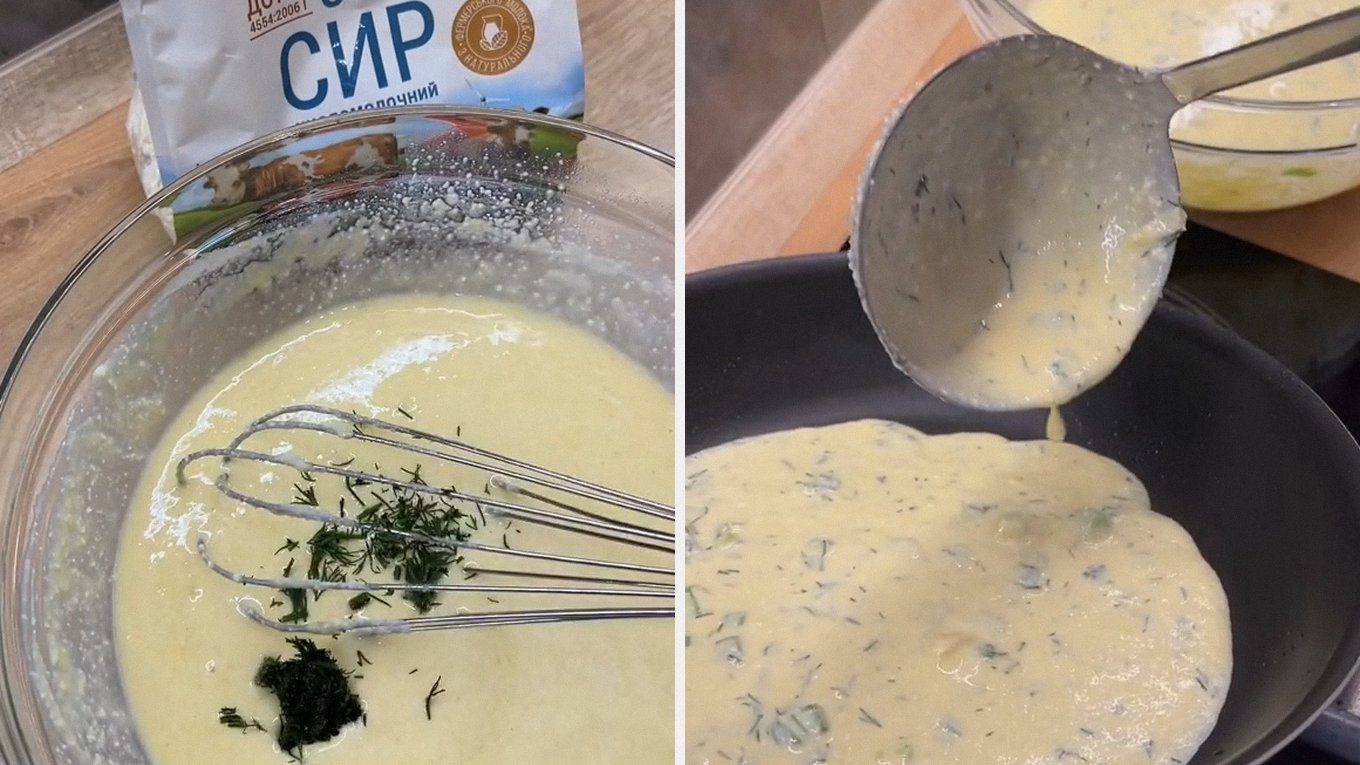 Кухарі показали, як приготувати смачні млинці з сиром і мінімумом борошна