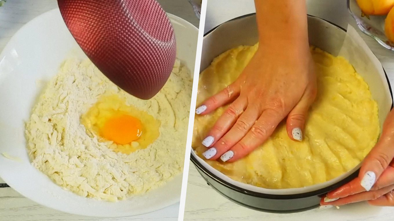 Для зручності окремо вирізайте круг з пергаменту на дно та стрічку для боків роз'ємної форми