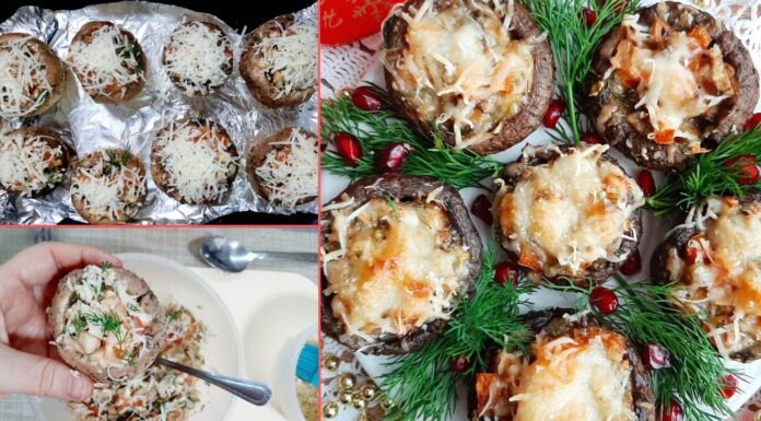 Як приготувати смачні фаршировані печериці